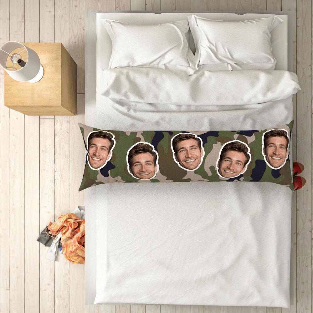 Custom Photo Head Horizontal Pillow Gifts For Man 50 150cm