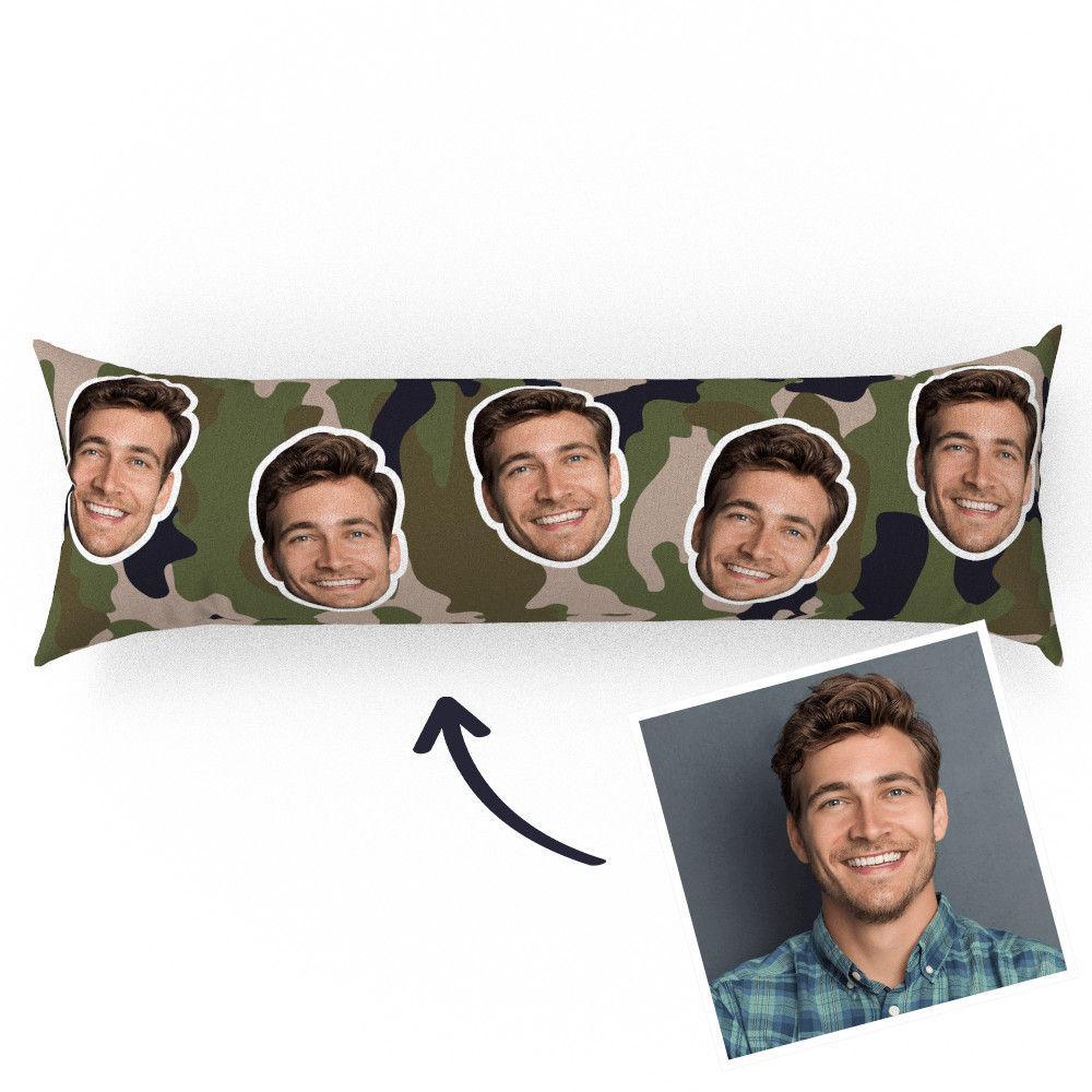Custom Photo Head Horizontal Pillow Gifts For Man 50 150cm