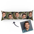 Custom Photo Head Horizontal Pillow Gifts For Man 50 150cm