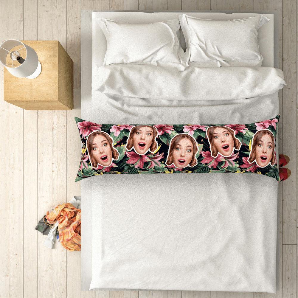 Custom Photo Head Horizontal Pillow Gifts For Girl 50 150cm
