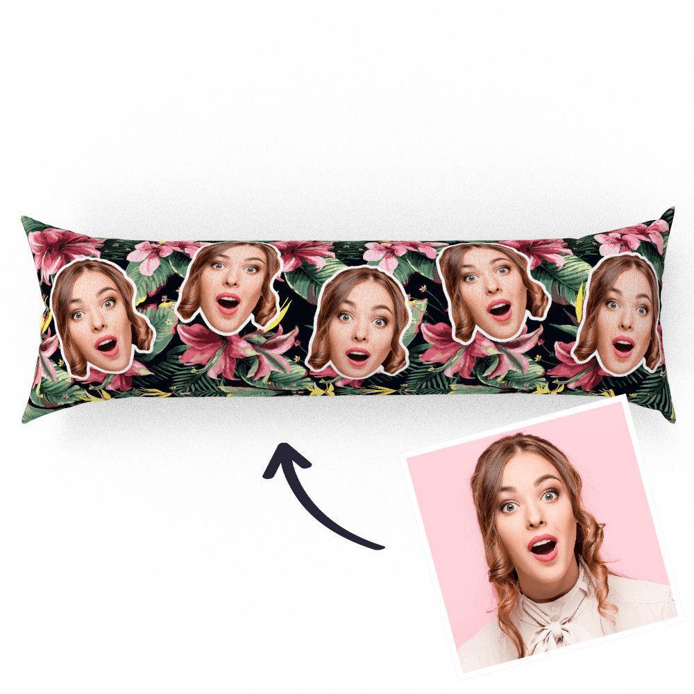 Custom Photo Head Horizontal Pillow Gifts For Girl 50 150cm