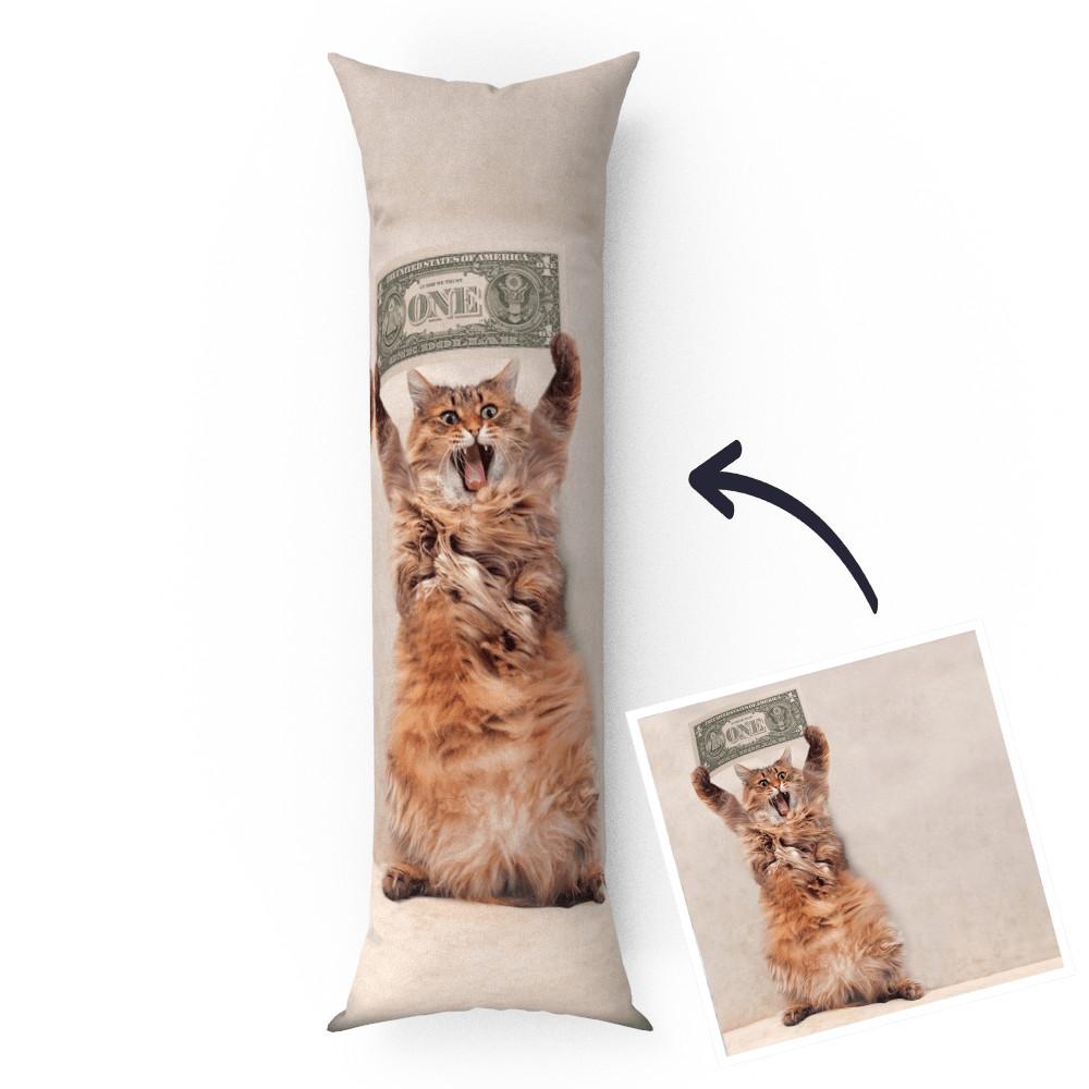 Custom Photo Vertical Pillow Case Gifts for Cat