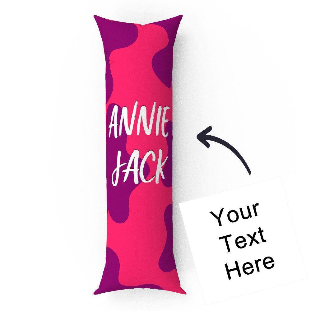 Custom Engraved Vertical Pink Pillow Case Gifts-50?璋?50cm