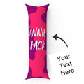 Custom Engraved Vertical Pink Pillow Case Gifts-50?璋?50cm