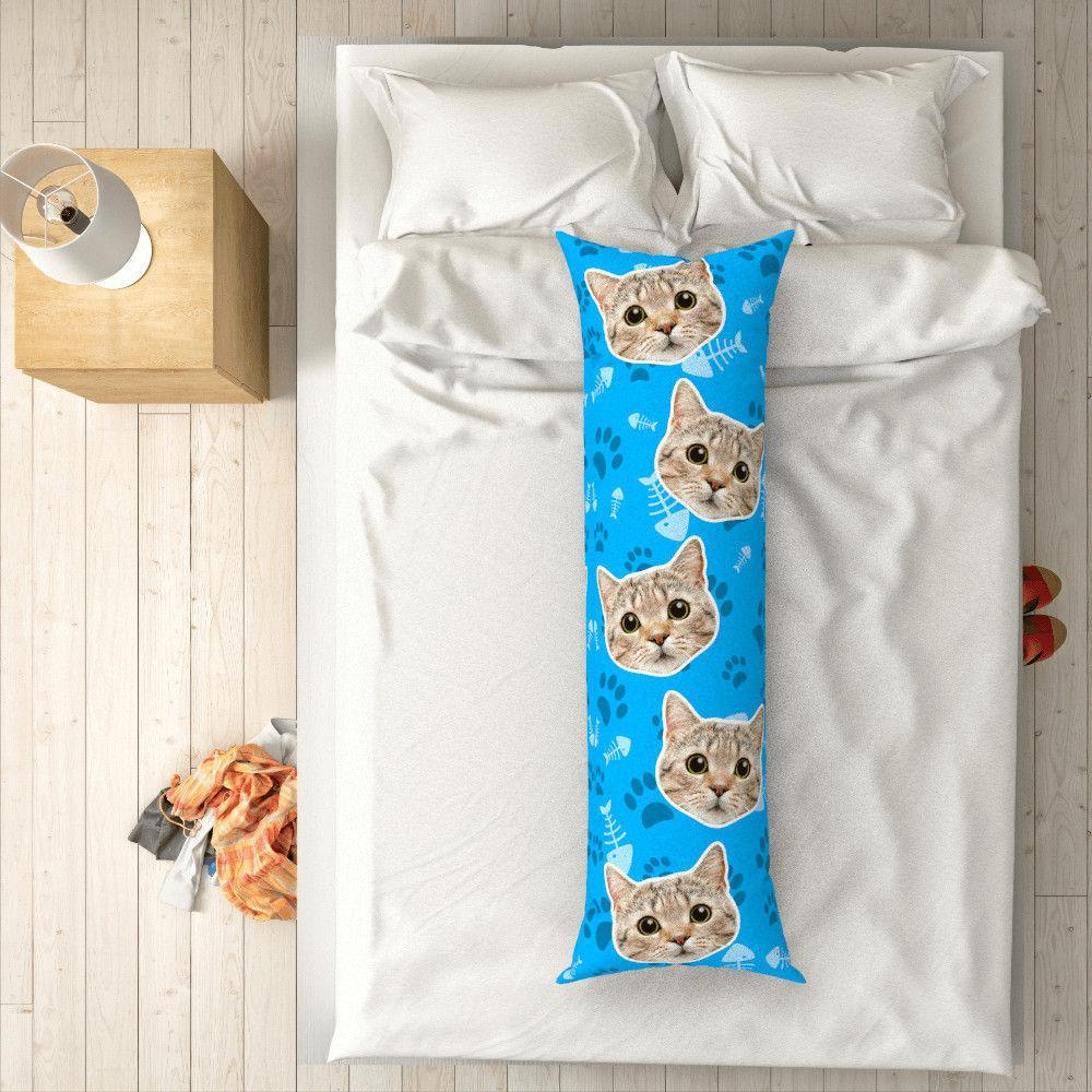Custom Photo Face Vertical Pillow Gifts For Cat 50 150cm