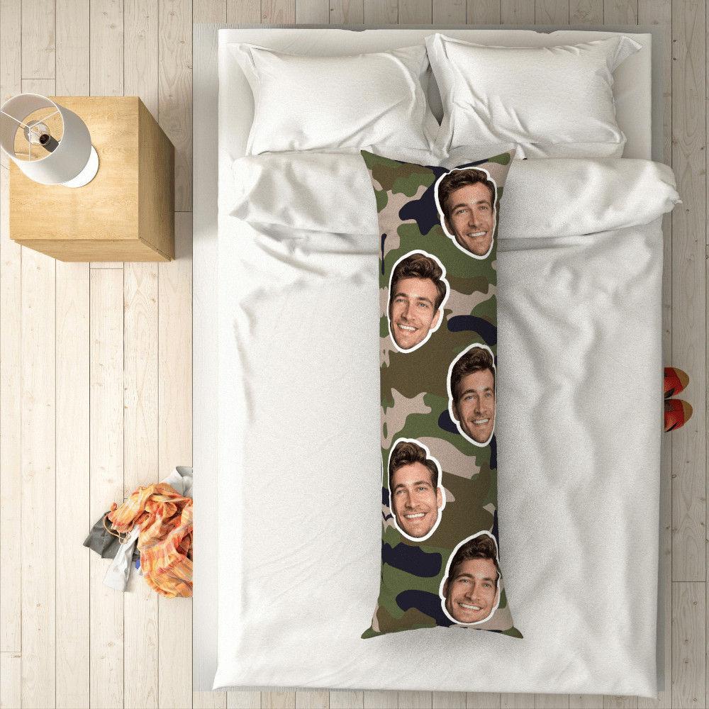 Custom Photo Head Vertical Pillow Gifts For Man 50 150cm