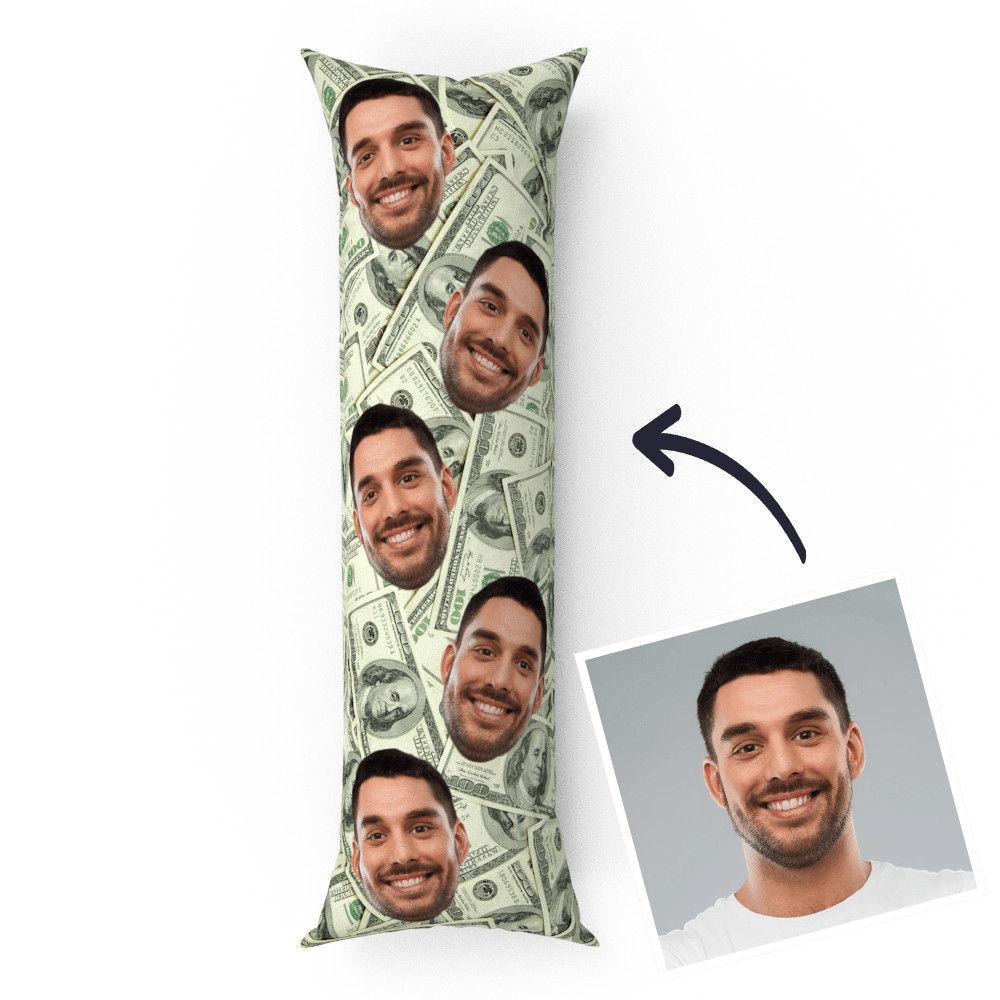 Custom Photo Head Vertical Pillow Gifts Man Theme 50 150cm
