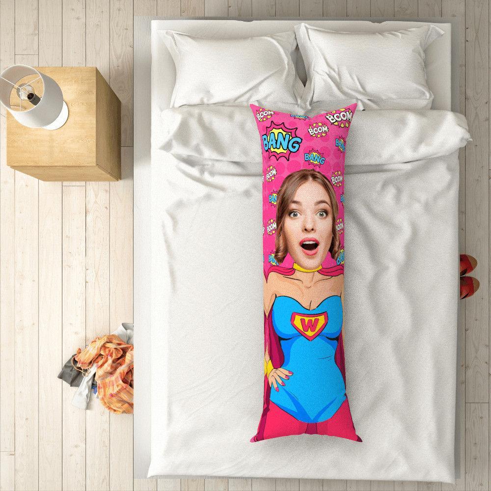 Custom Photo Funny Face Vertical Pillow Gifts For Girl 50 150cm