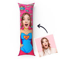 Custom Photo Funny Face Vertical Pillow Gifts For Girl 50 150cm