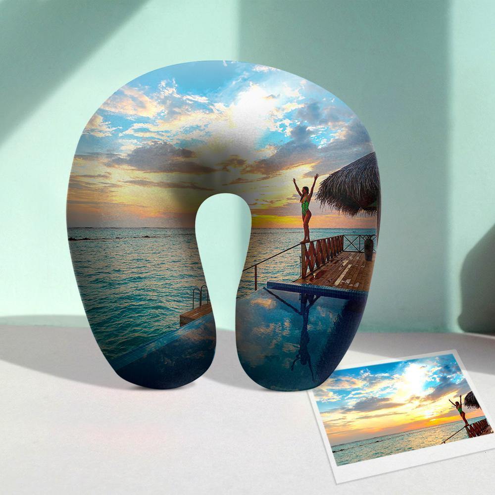 Custom Photo U-Shaped Pillow Comfortable Nursing Pillow - Scenery