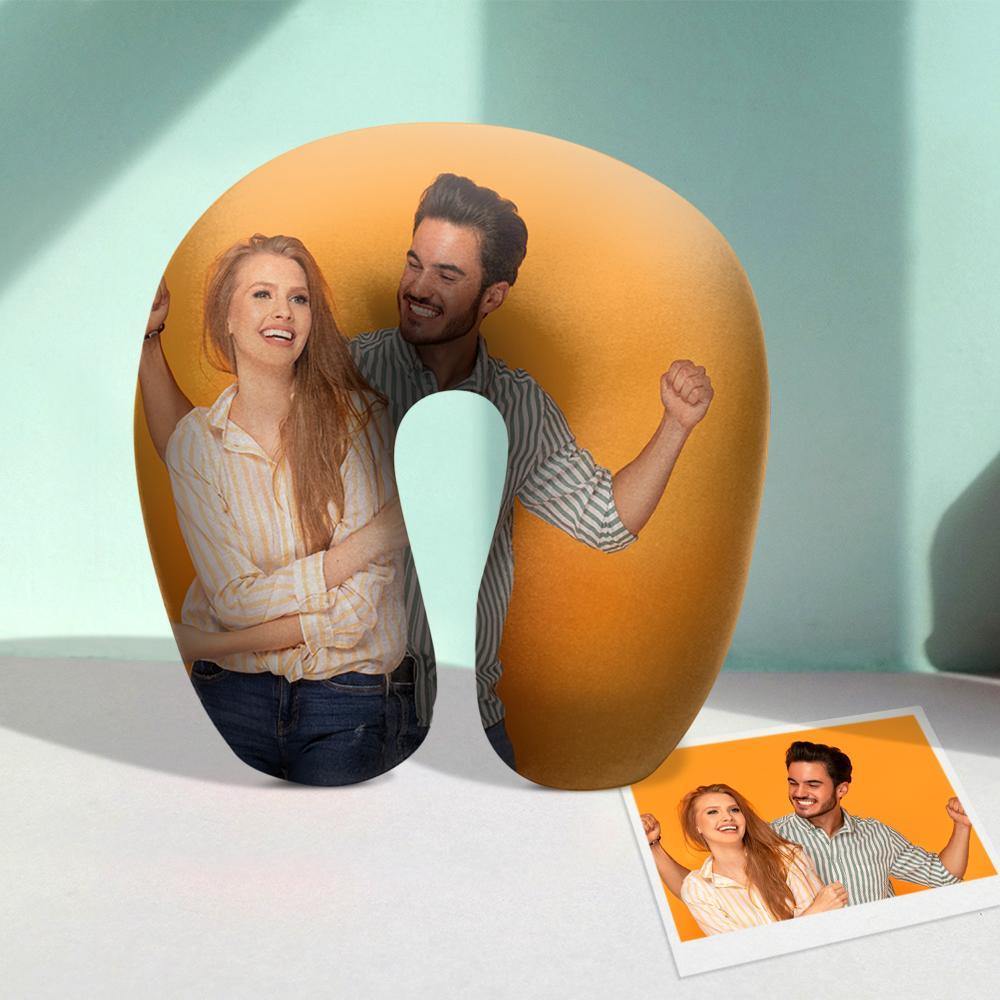 Custom Photo U-Shaped Pillow Comfortable Nursing Pillow -Couple