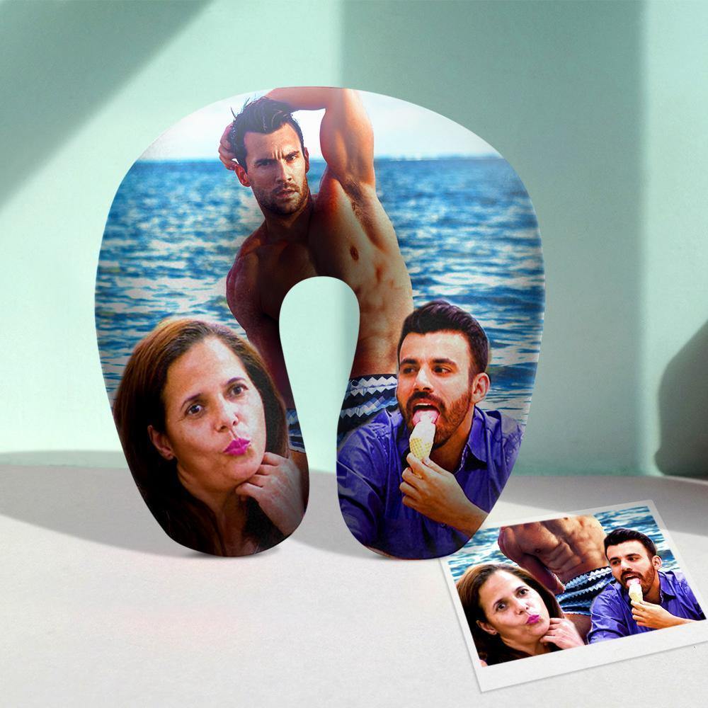 Custom Photo U-Shaped Pillow Comfortable Nursing Pillow -Interesting Picture