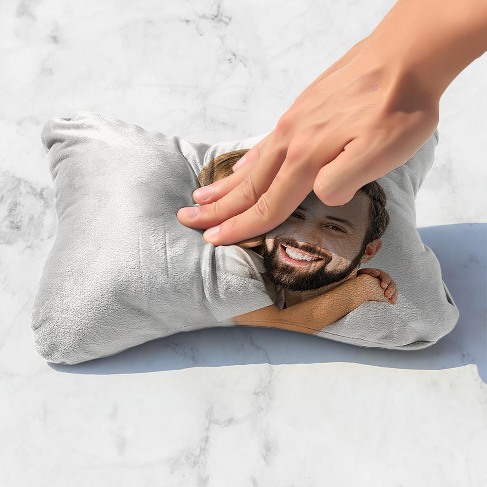 Custom Photo Car Neck Pillow Father Theme
