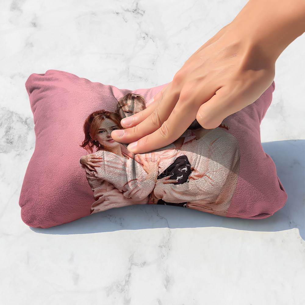 Custom Photo Car Neck Pillow Family Theme
