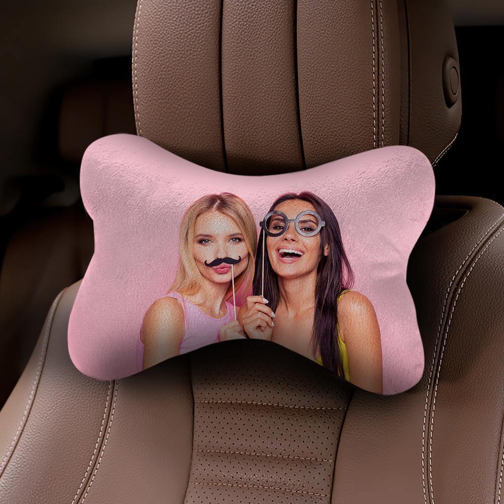 Custom Photo Car Neck Pillow Friend Theme