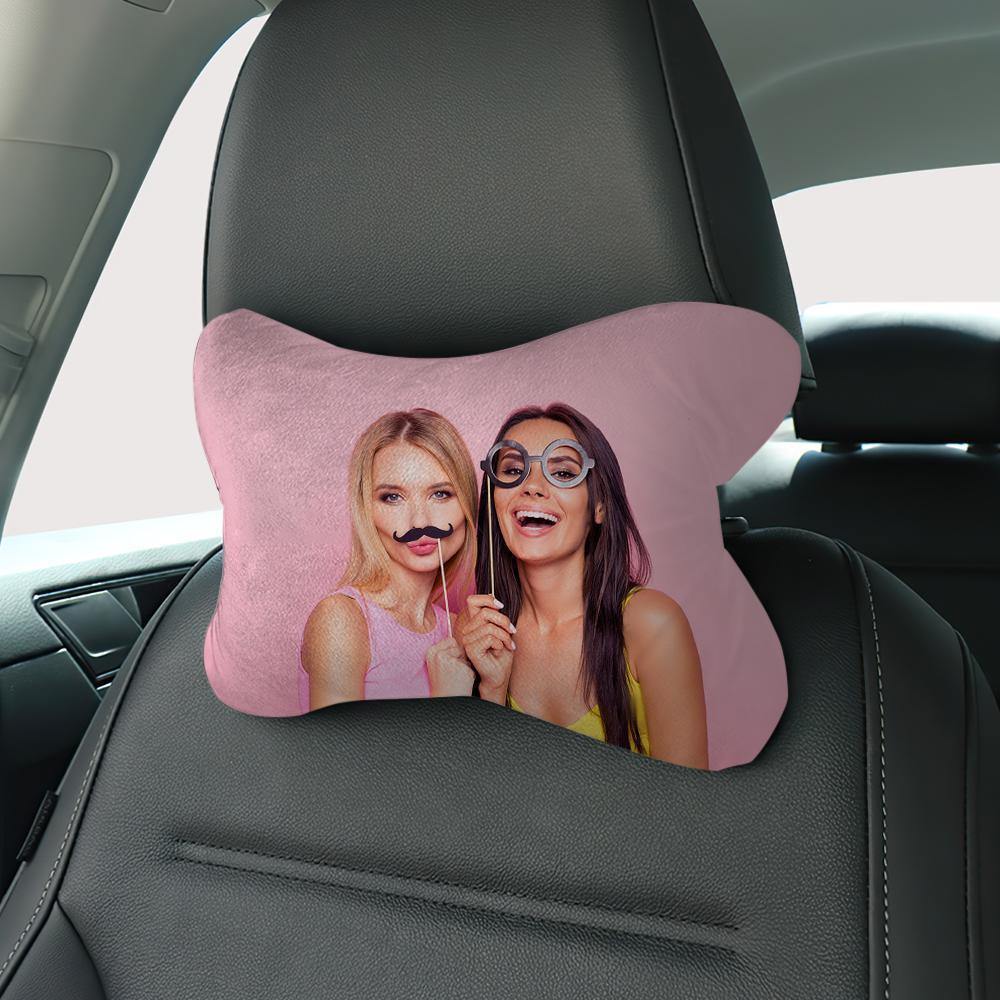 Custom Photo Car Neck Pillow Friend Theme