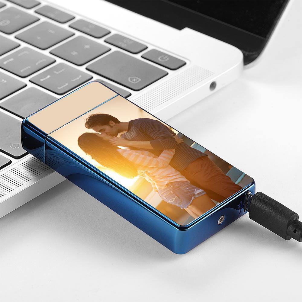 Photo Lighter With Engraving Electric Lighter Unique Gifts