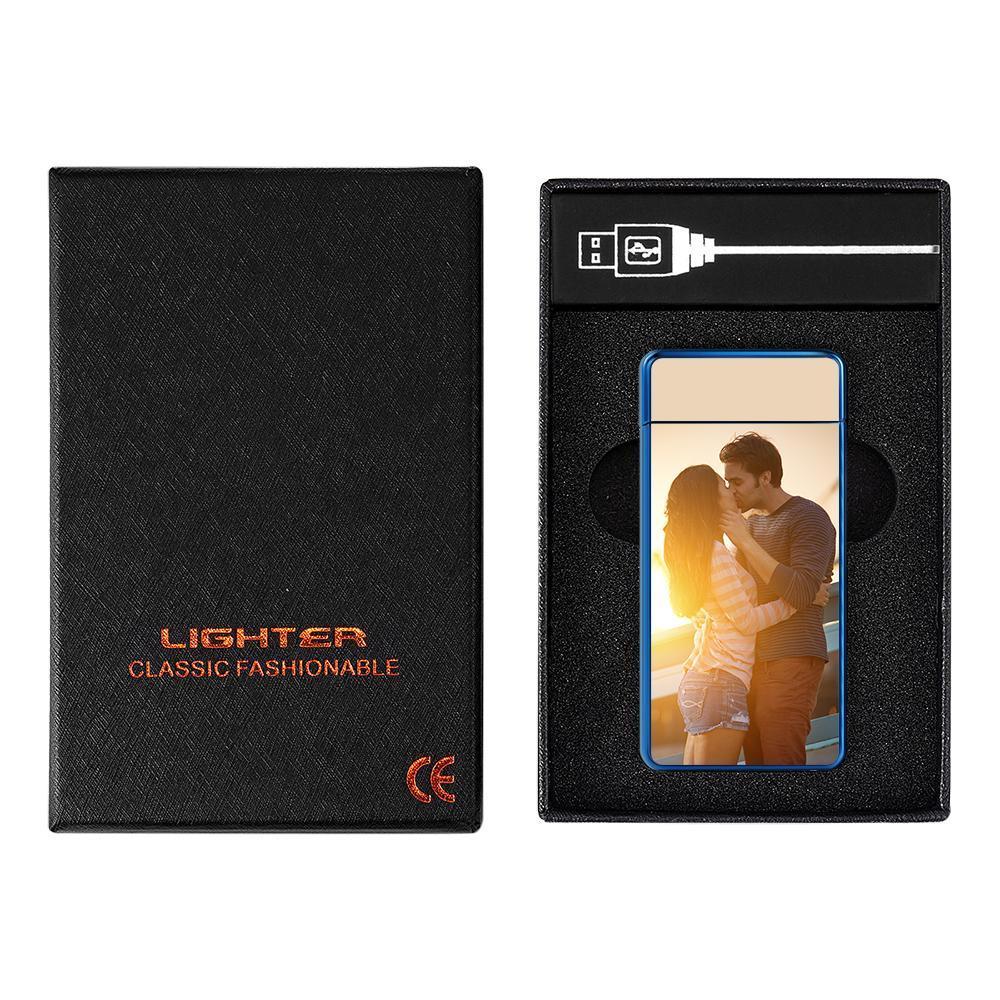 Photo Lighter With Engraving Electric Lighter Unique Gifts