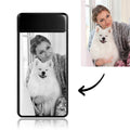Photo Lighter Custom Photo Engraved Lighter Black Cute Pet