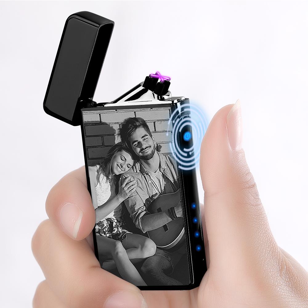 Photo Lighter Custom Photo Engraved Lighter Valentine's Gift For Lovers
