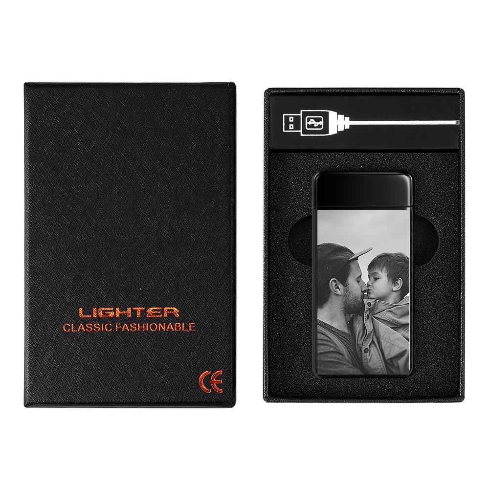 Photo Lighter Custom Photo Engraved Lighter Father's Day Gift
