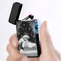 Photo Lighter Custom Photo Engraved Lighter Black Valentine's Gift