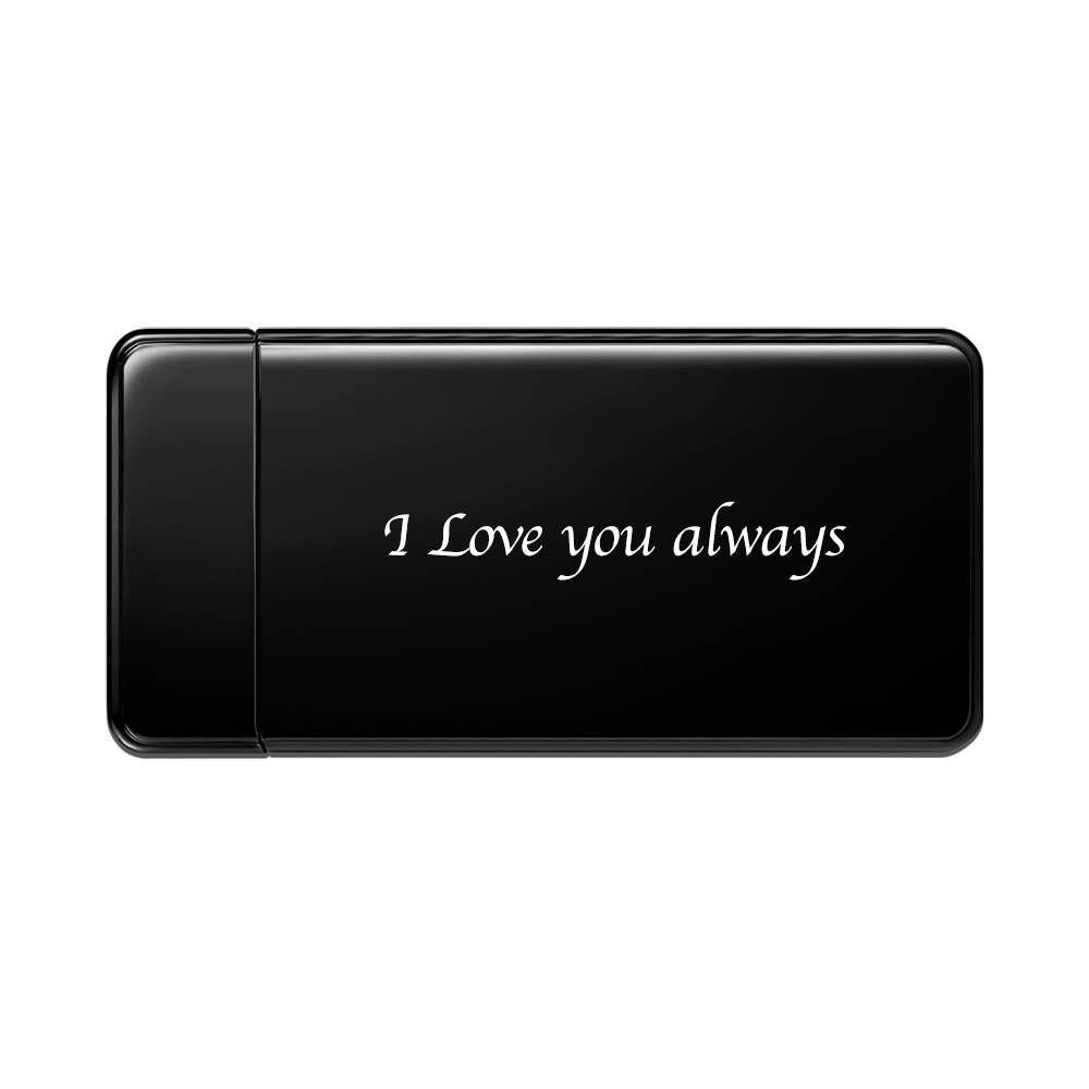 Photo Lighter Electric Lighter Perfect Gift Boyfriend Black
