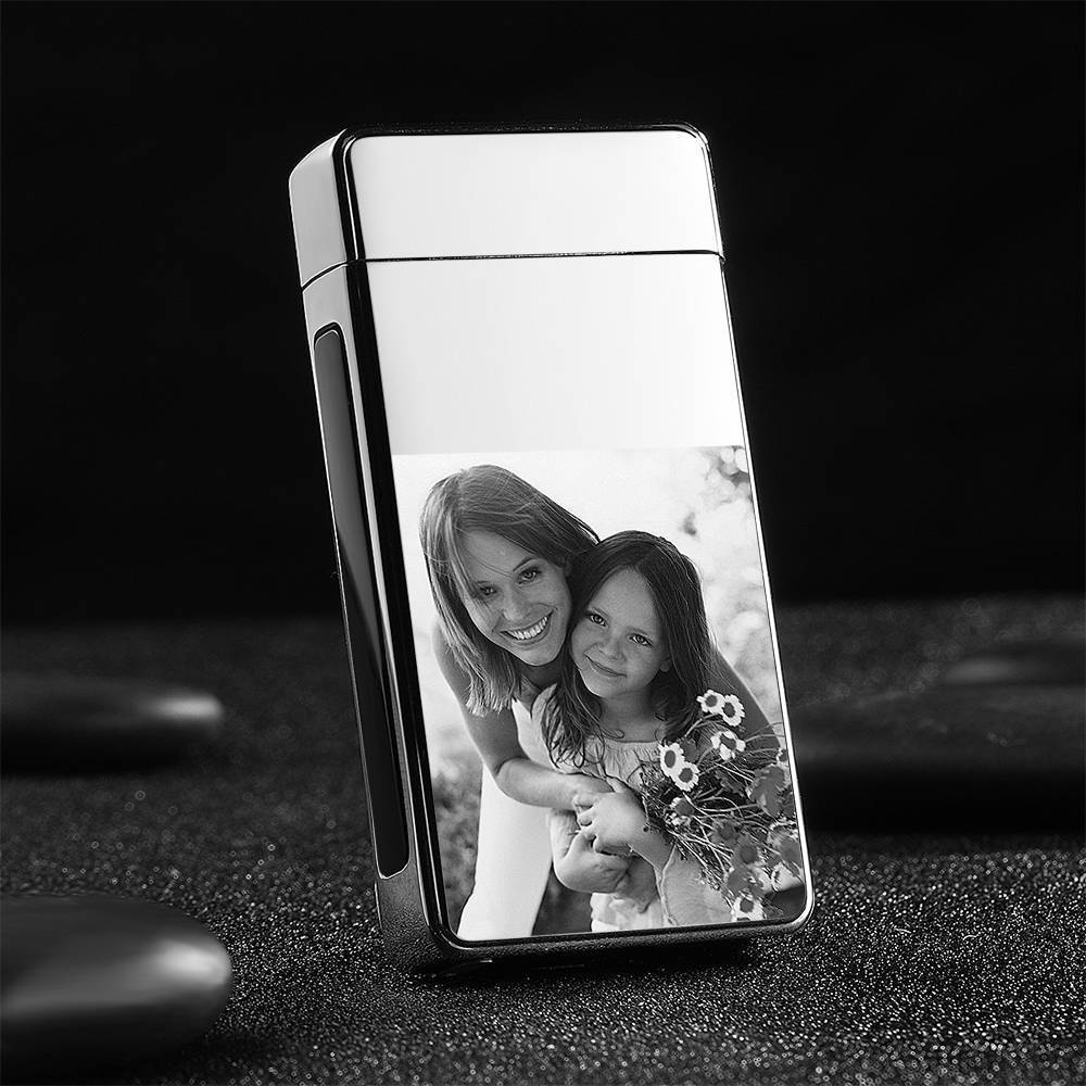 Photo Lighter Electric Lighter Perfect Family Silver