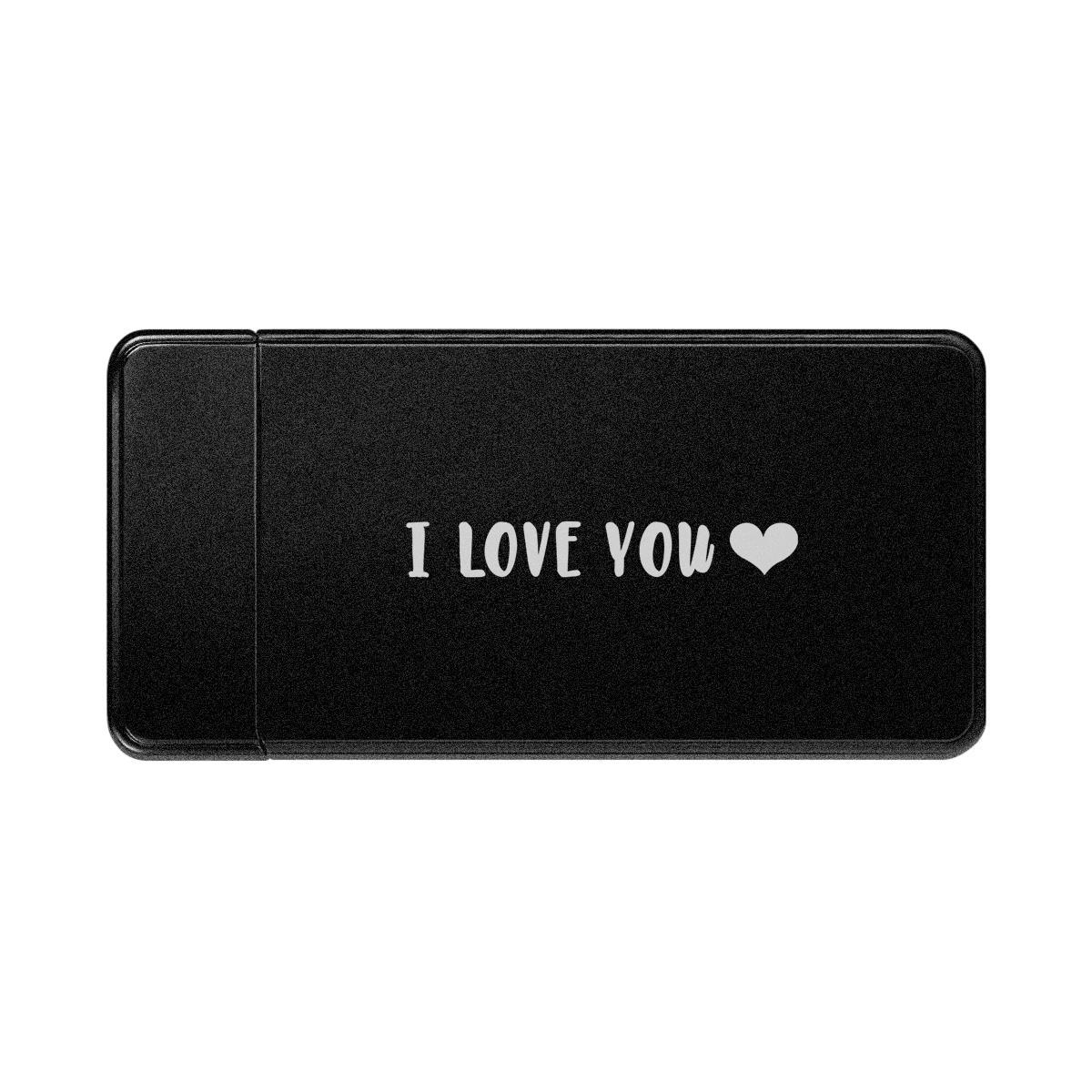 Custom Colorful Electric Cigarette Heart Photo Engraved Lighter USB Power