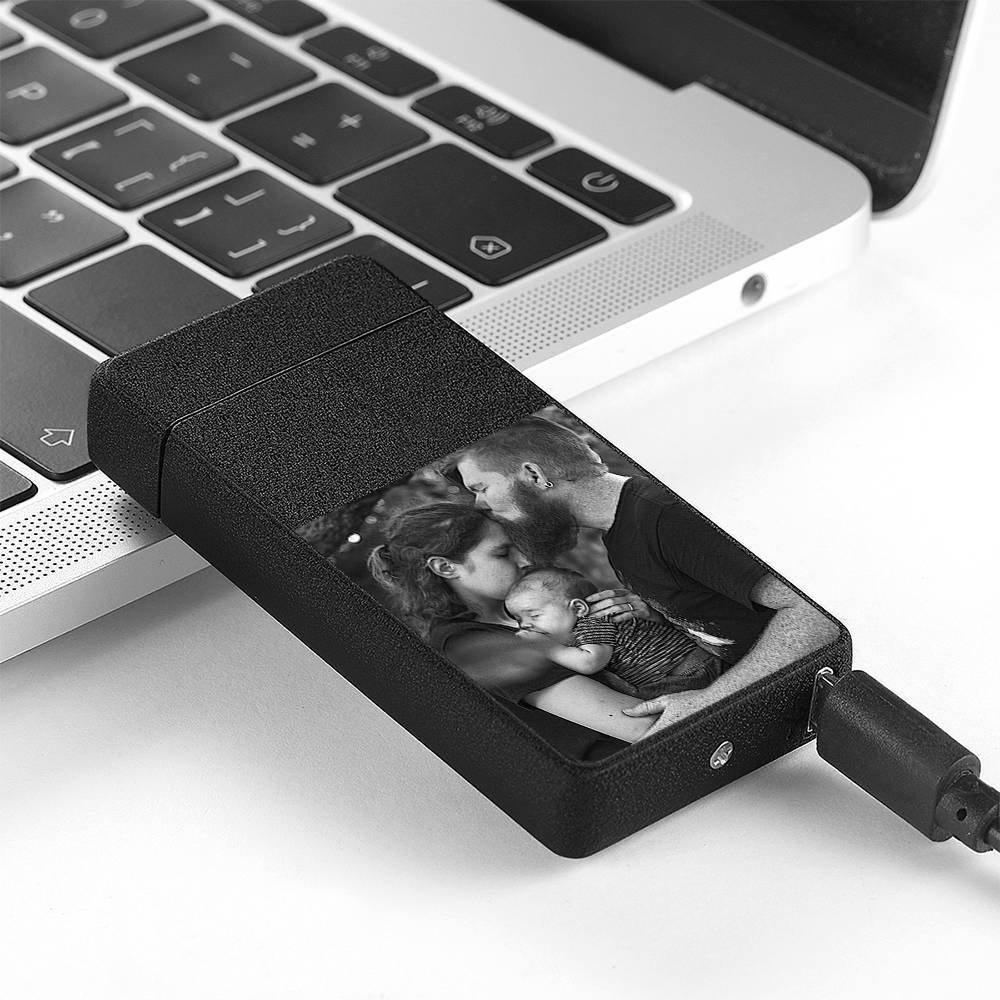 Photo Lighter Electric Lighter Scrub Black