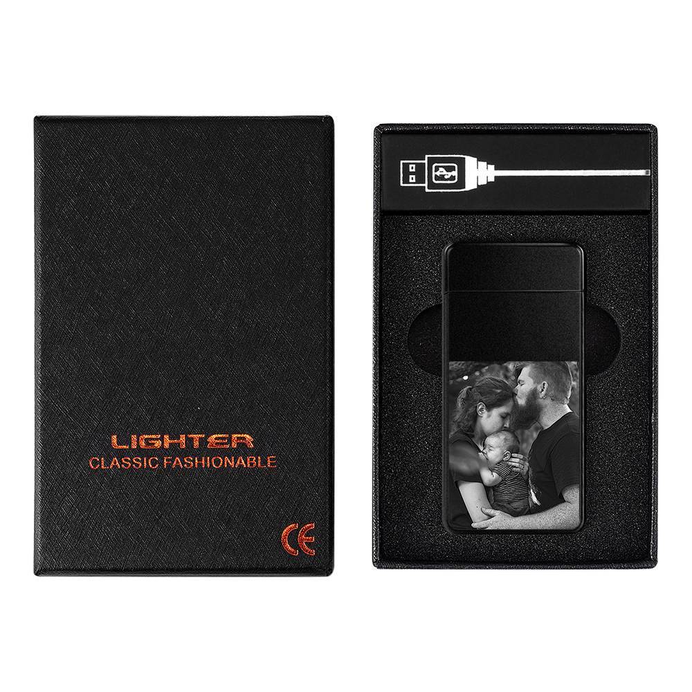 Photo Lighter Electric Lighter Scrub Black