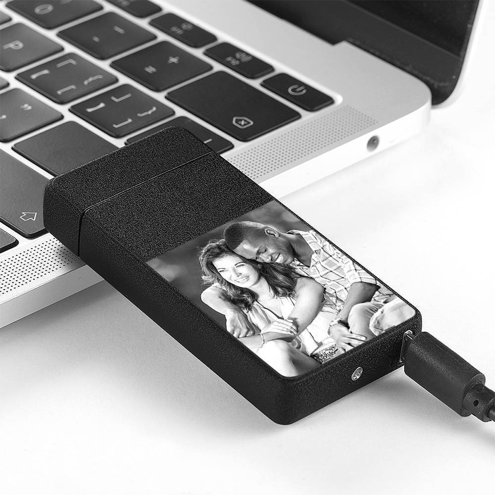 Photo Lighter Electric Lighter Scrub Couples Gift