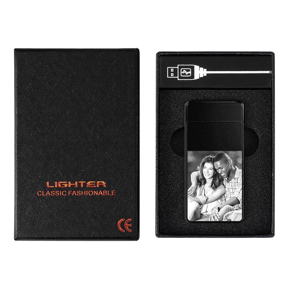 Photo Lighter Electric Lighter Scrub Couples Gift