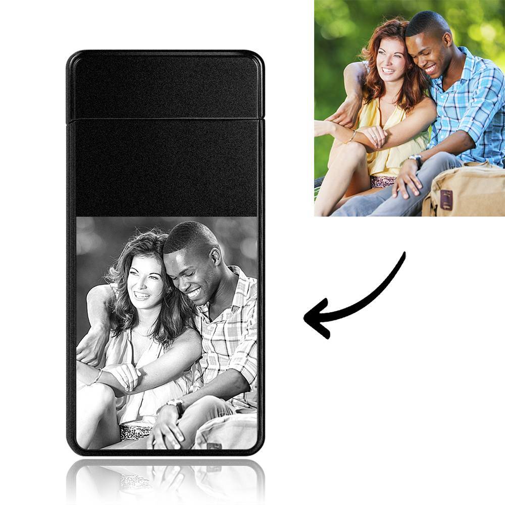 Photo Lighter Electric Lighter Scrub Couples Gift