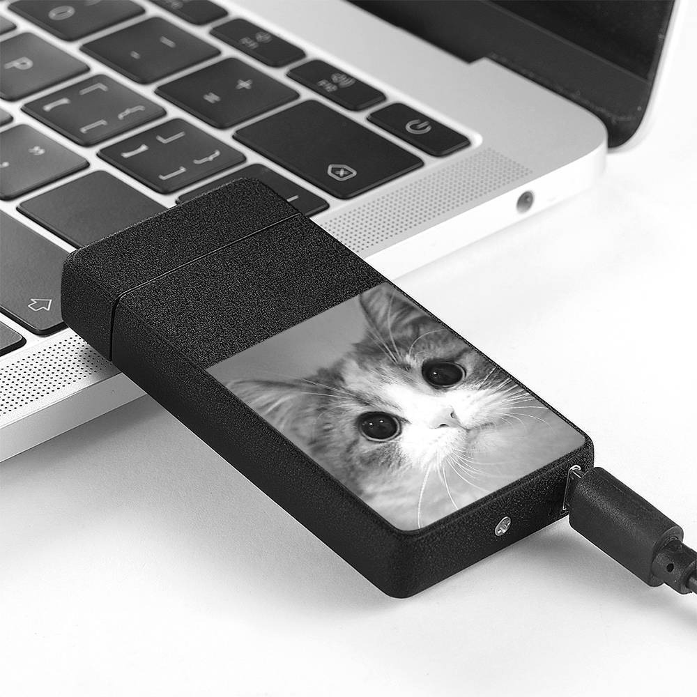 Photo Lighter Electric Lighter Scrub Christmas Gift