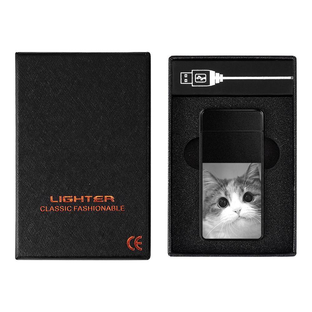 Photo Lighter Electric Lighter Scrub Christmas Gift