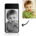 Photo Lighter With Engraving Electric Lighter Black Scrub Memorial Gift