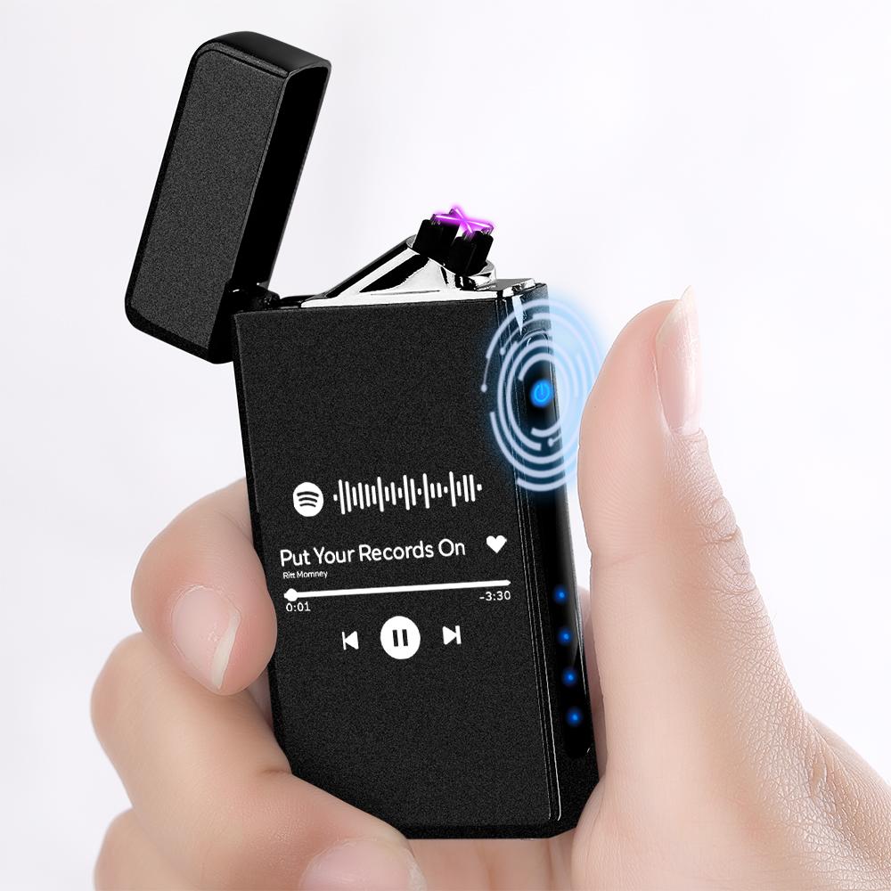 Personalized Spotify Code Engraved Lighter Custom Playlist Lighter