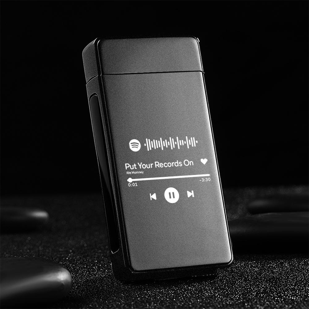 Personalized Spotify Code Engraved Lighter Custom Playlist Lighter