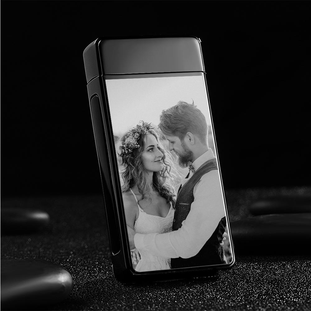 Custom Photo Lighter Engraved Calendar Lighter Valentine's Gift For Lovers