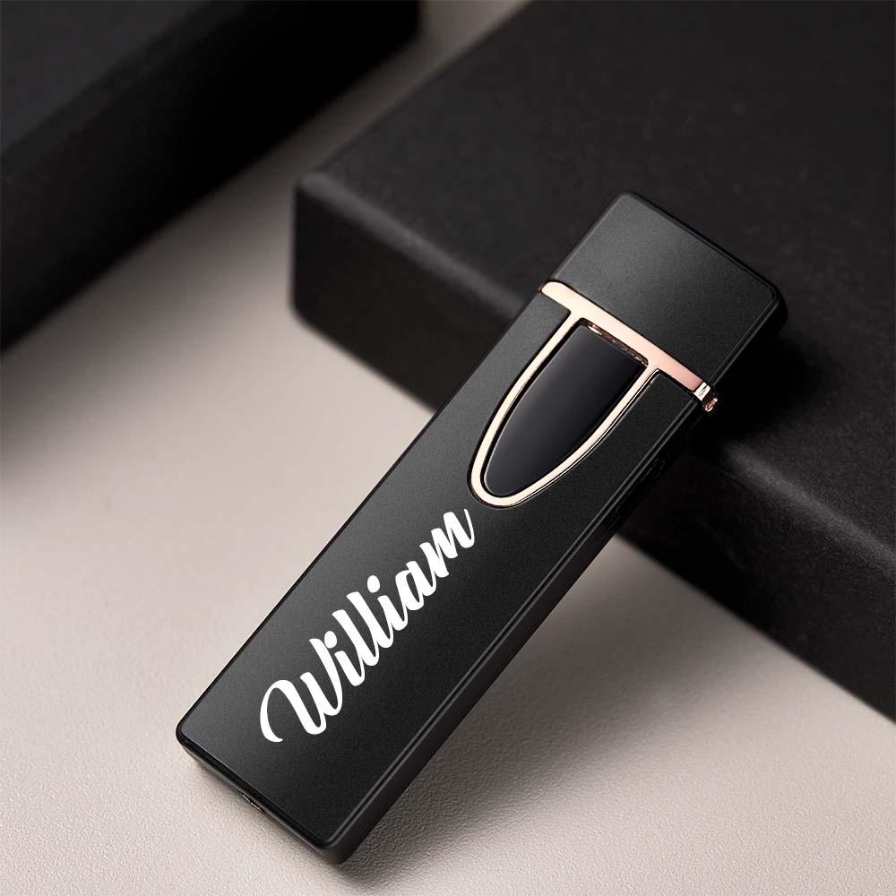 Personalized Black Engraved Lighter Bachelorette Party Favor Gift Best Man Gift for Him