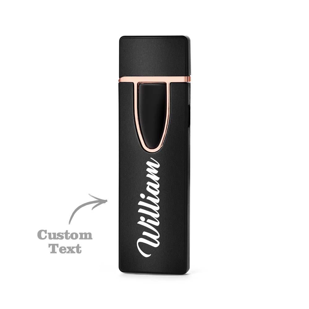 Personalized Black Engraved Lighter Bachelorette Party Favor Gift Best Man Gift for Him