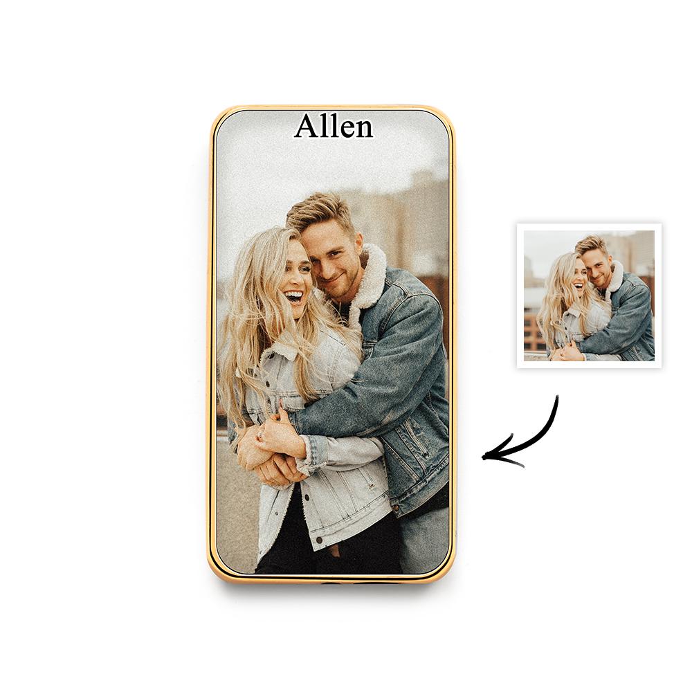 Personalized USB Rechargeable Electric Lighter with Your Photo or Image Personalised Flameless Photo Lighter
