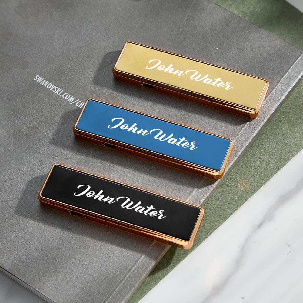 Personalized USB Rechargeable Lighter Plasma Arc Lighter Best Friend Gift Windproof Flameless Custom Gift Lighter