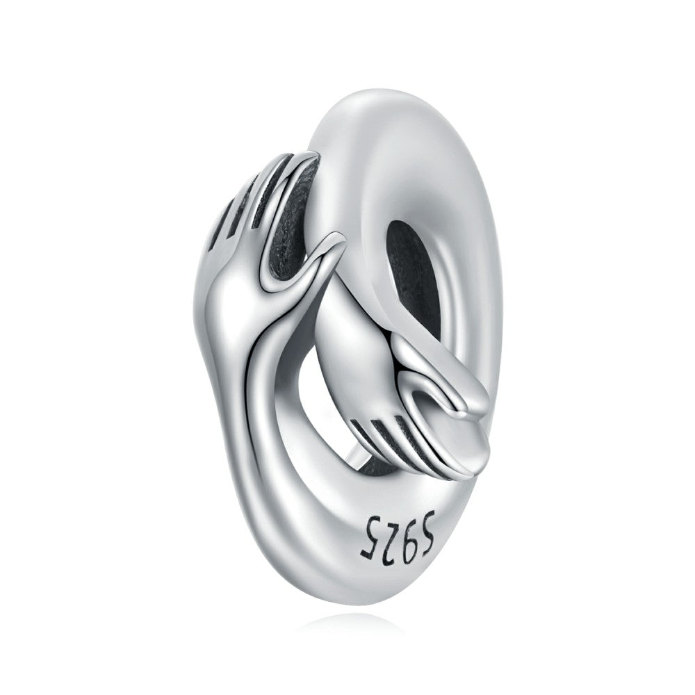 Embrace Stopper Charm Spacer Charm Silver