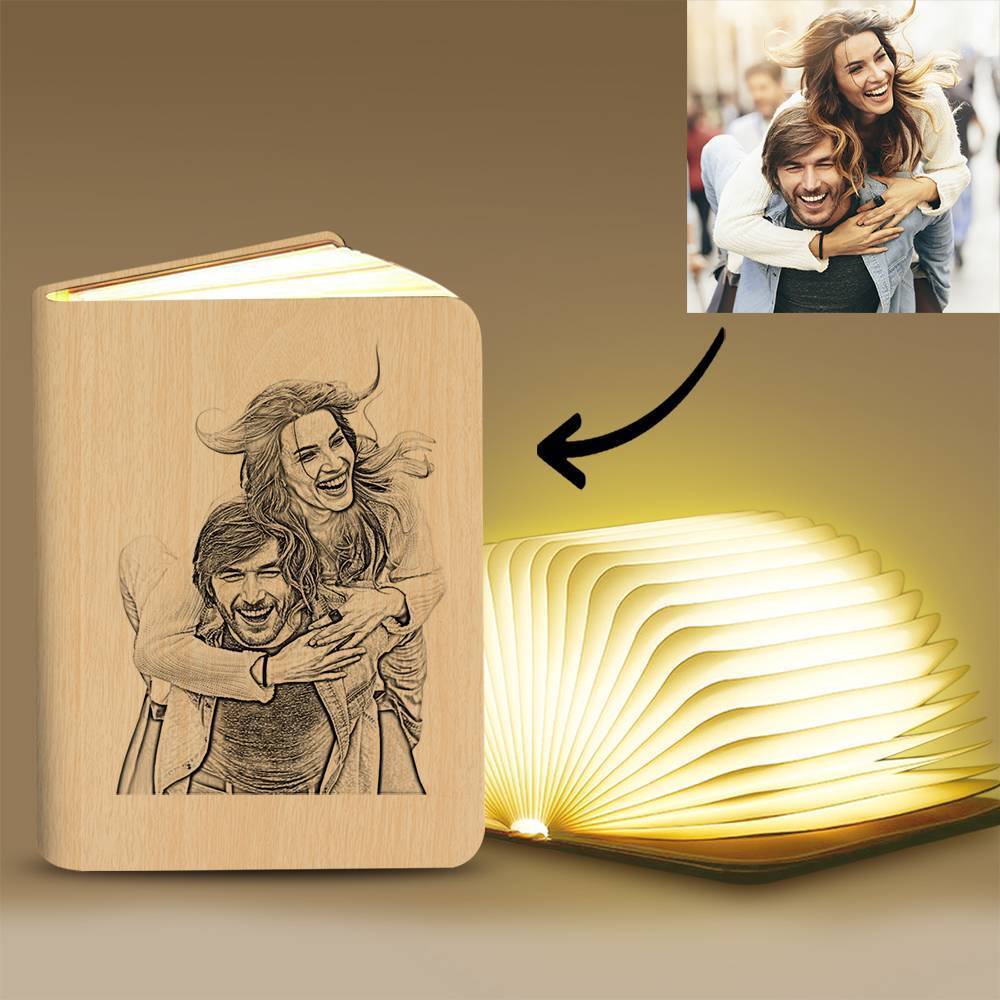 Custom Amazing Book Lamp Desk Reading Floor Night Light White And Black