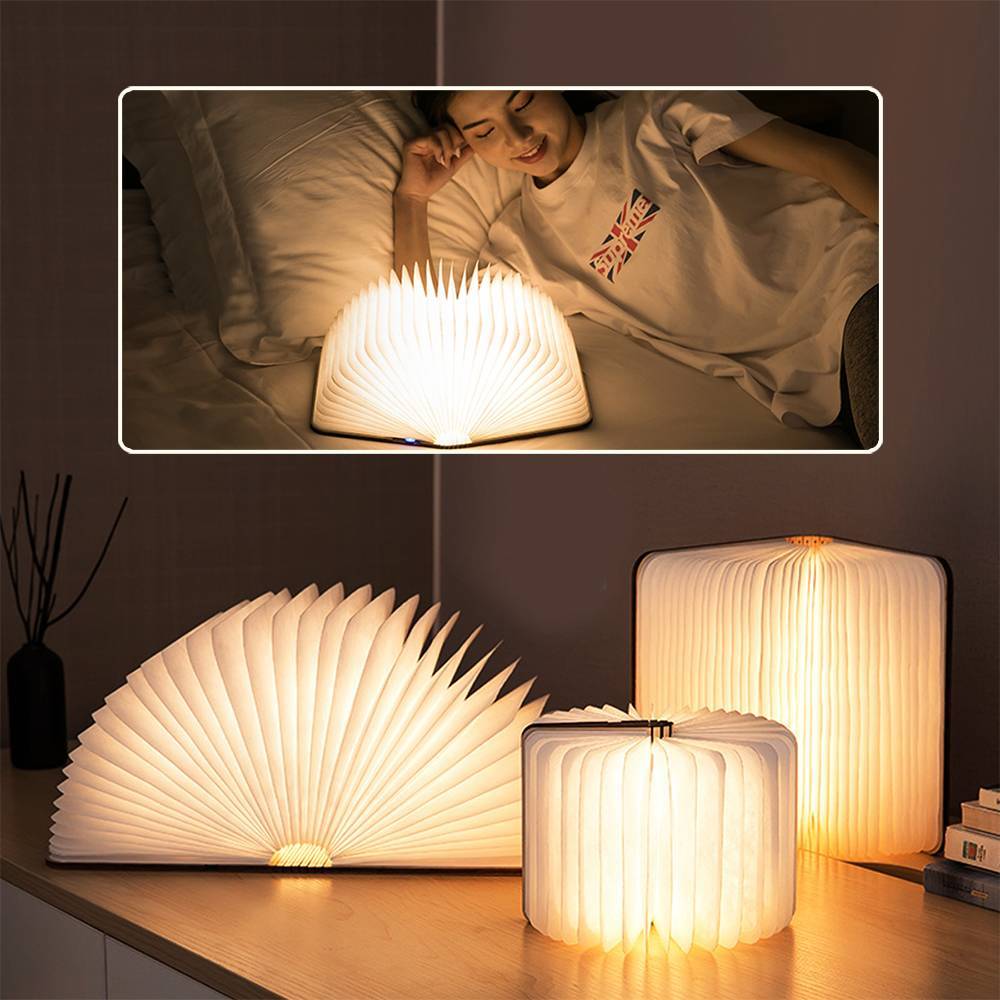 Christmas Gift Photo Book Lamp Desk Reading Floor Night Light Colorful