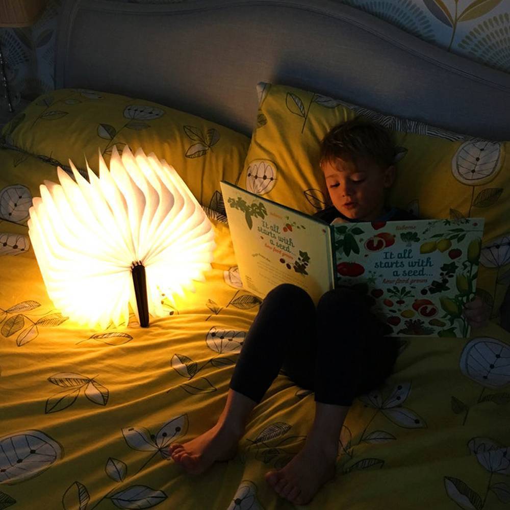 Custom Amazing Book Lamp Desk Reading Floor Night Light White And Black