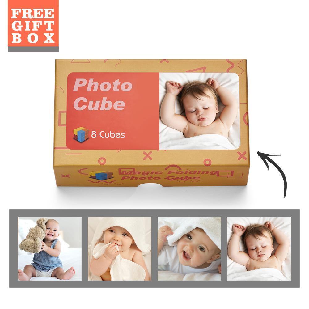 Custom Photo Frame Multiphoto Rubic's Cube Baby's Gift