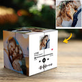 Custom Scannable Music Code Photo Rubic Cube Photo Frame Multiphoto Gifts for Couples
